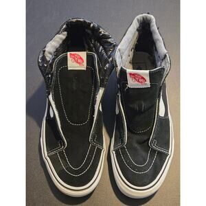 Vans Sk8-Hi Shoes Unisex different Sizes 8 & 9 Black White High Top no laces